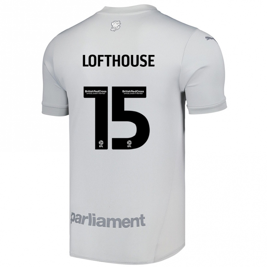 Hombre Fútbol Camiseta Kyran Lofthouse #15 Gris Plata 2ª Equipación 2024/25 México