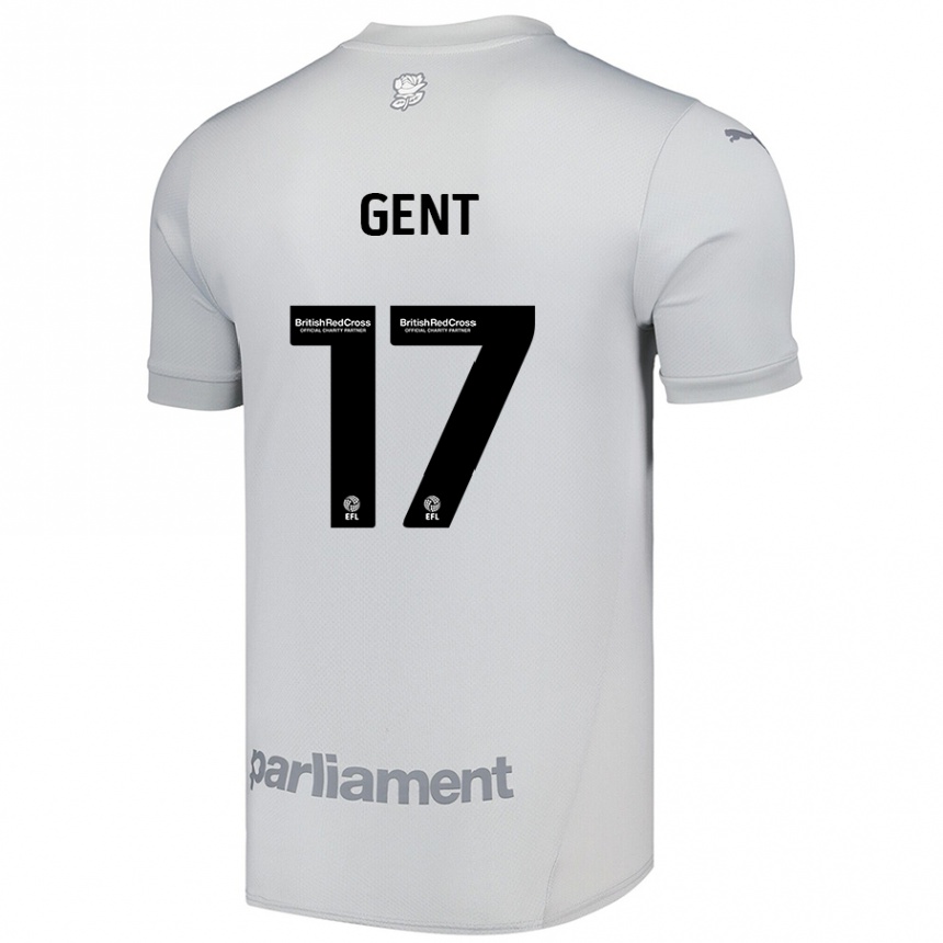 Hombre Fútbol Camiseta Georgie Gent #17 Gris Plata 2ª Equipación 2024/25 México