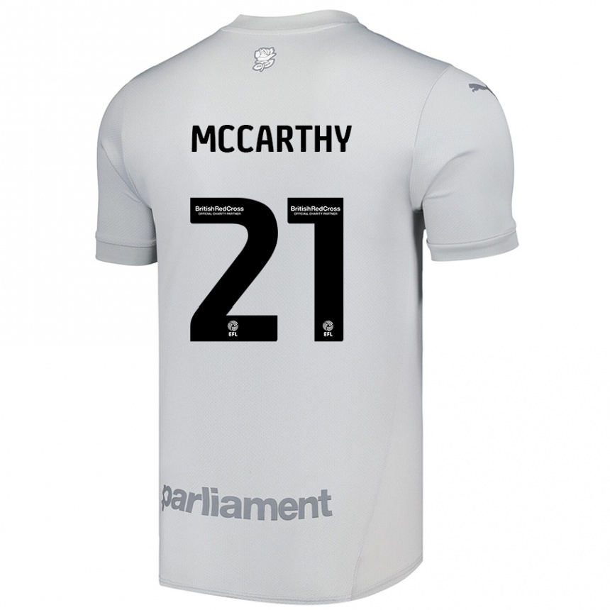 Hombre Fútbol Camiseta Conor Mccarthy #21 Gris Plata 2ª Equipación 2024/25 México