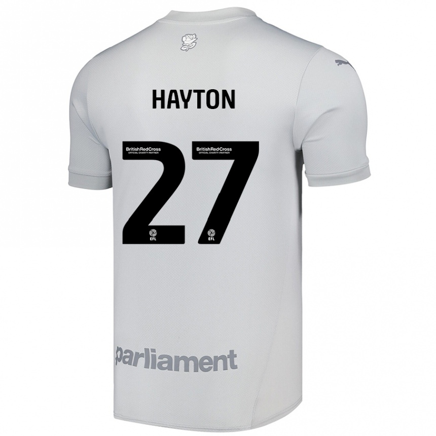 Hombre Fútbol Camiseta Adam Hayton #27 Gris Plata 2ª Equipación 2024/25 México