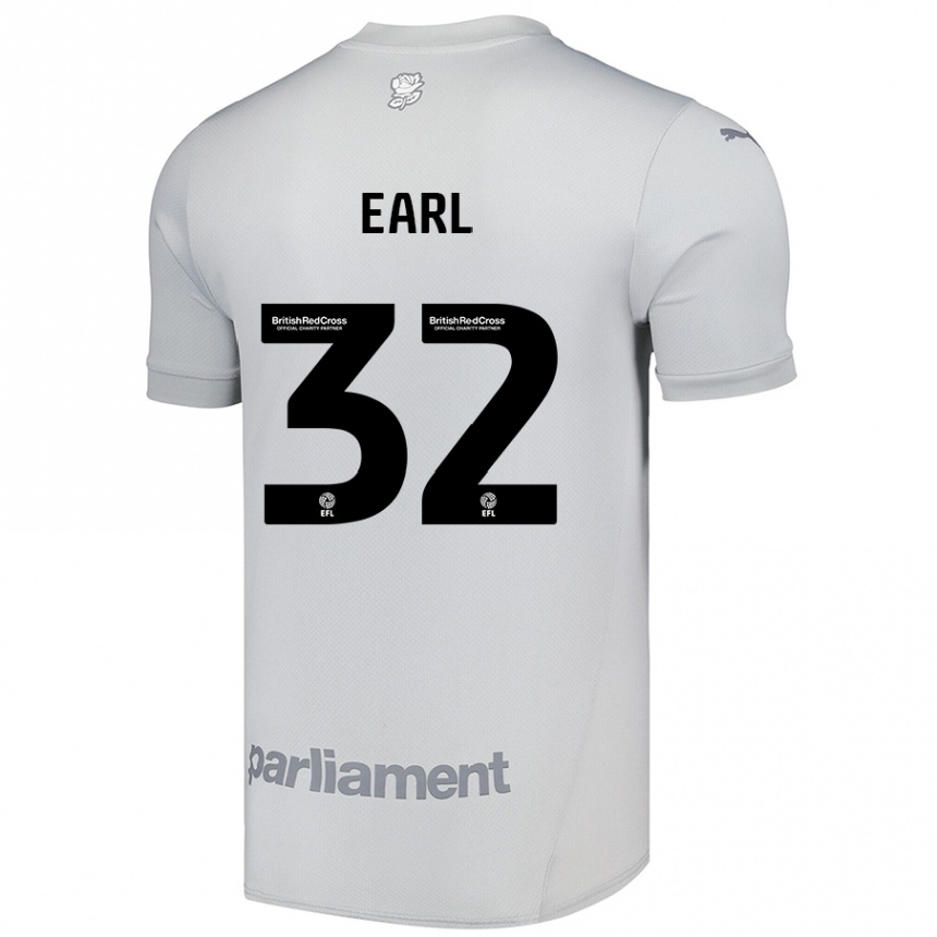 Hombre Fútbol Camiseta Josh Earl #32 Gris Plata 2ª Equipación 2024/25 México