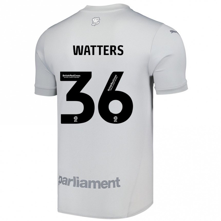 Hombre Fútbol Camiseta Max Watters #36 Gris Plata 2ª Equipación 2024/25 México