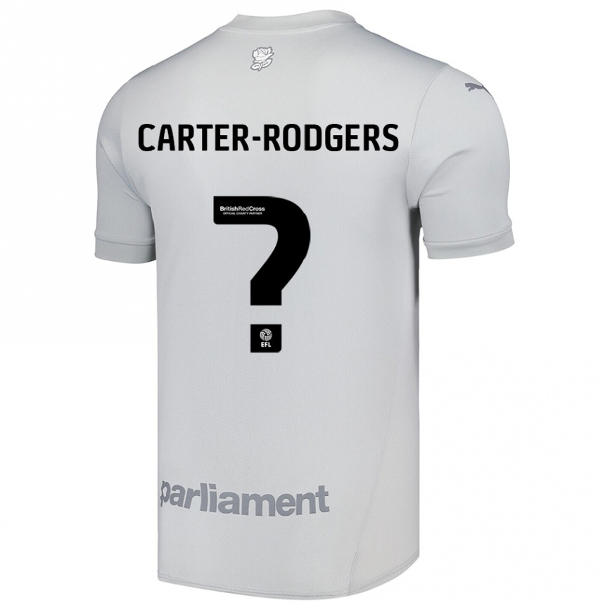 Hombre Fútbol Camiseta Trent Carter-Rodgers #0 Gris Plata 2ª Equipación 2024/25 México