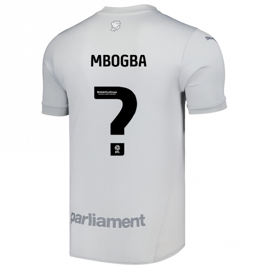 Hombre Fútbol Camiseta Malachi Mbogba #0 Gris Plata 2ª Equipación 2024/25 México