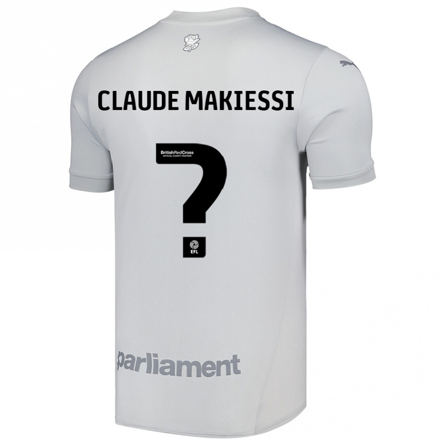 Hombre Fútbol Camiseta Jean Claude Makiessi #0 Gris Plata 2ª Equipación 2024/25 México