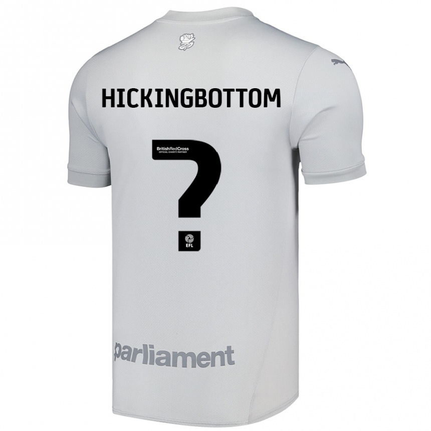 Hombre Fútbol Camiseta Charlie Hickingbottom #0 Gris Plata 2ª Equipación 2024/25 México