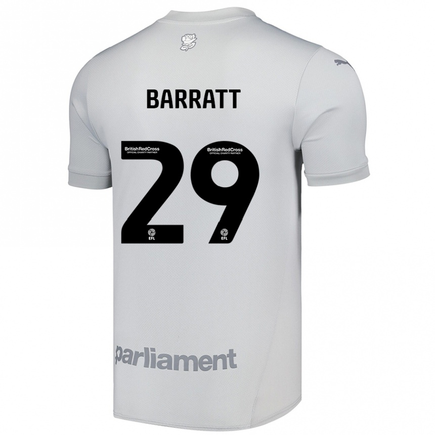 Hombre Fútbol Camiseta Connor Barratt #29 Gris Plata 2ª Equipación 2024/25 México