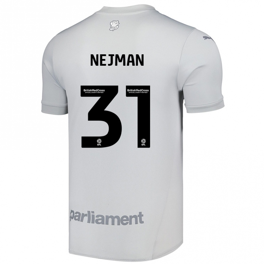 Hombre Fútbol Camiseta Harrison Nejman #31 Gris Plata 2ª Equipación 2024/25 México