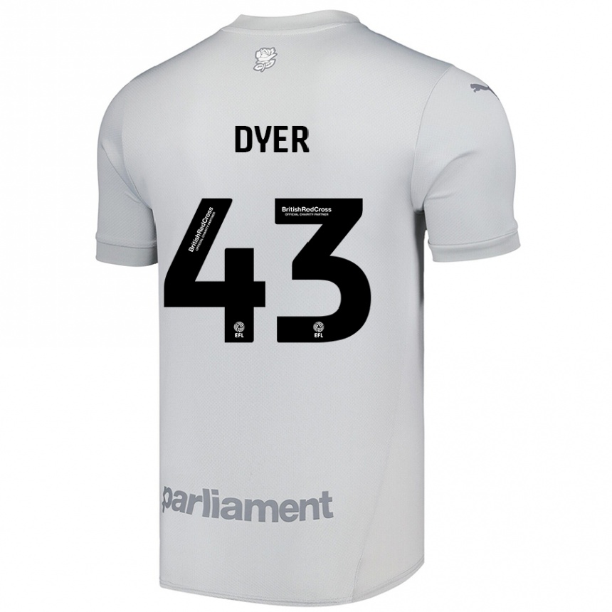 Hombre Fútbol Camiseta Josiah Dyer #43 Gris Plata 2ª Equipación 2024/25 México