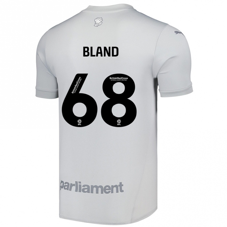 Hombre Fútbol Camiseta Jonathan Bland #68 Gris Plata 2ª Equipación 2024/25 México