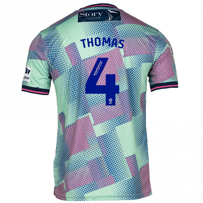 Hombre Fútbol Camiseta Terell Thomas #4 Verde 2ª Equipación 2024/25 México