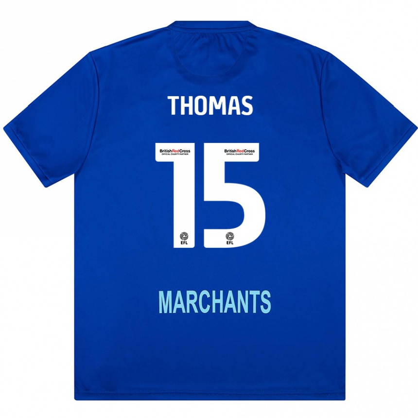 Hombre Fútbol Camiseta Jordan Thomas #15 Verde 2ª Equipación 2024/25 México