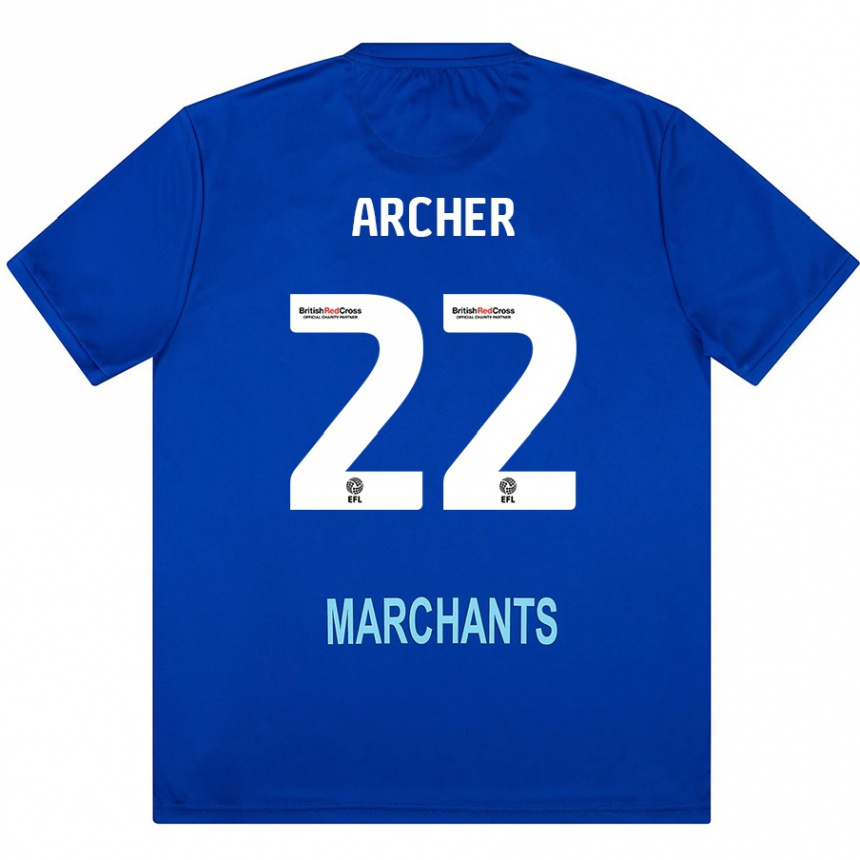 Hombre Fútbol Camiseta Ethon Archer #22 Verde 2ª Equipación 2024/25 México