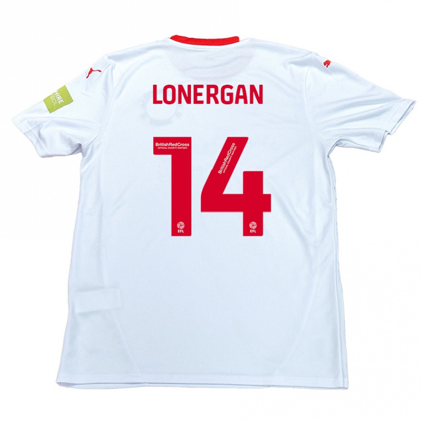 Hombre Fútbol Camiseta Tommy Lonergan #14 Blanco 2ª Equipación 2024/25 México