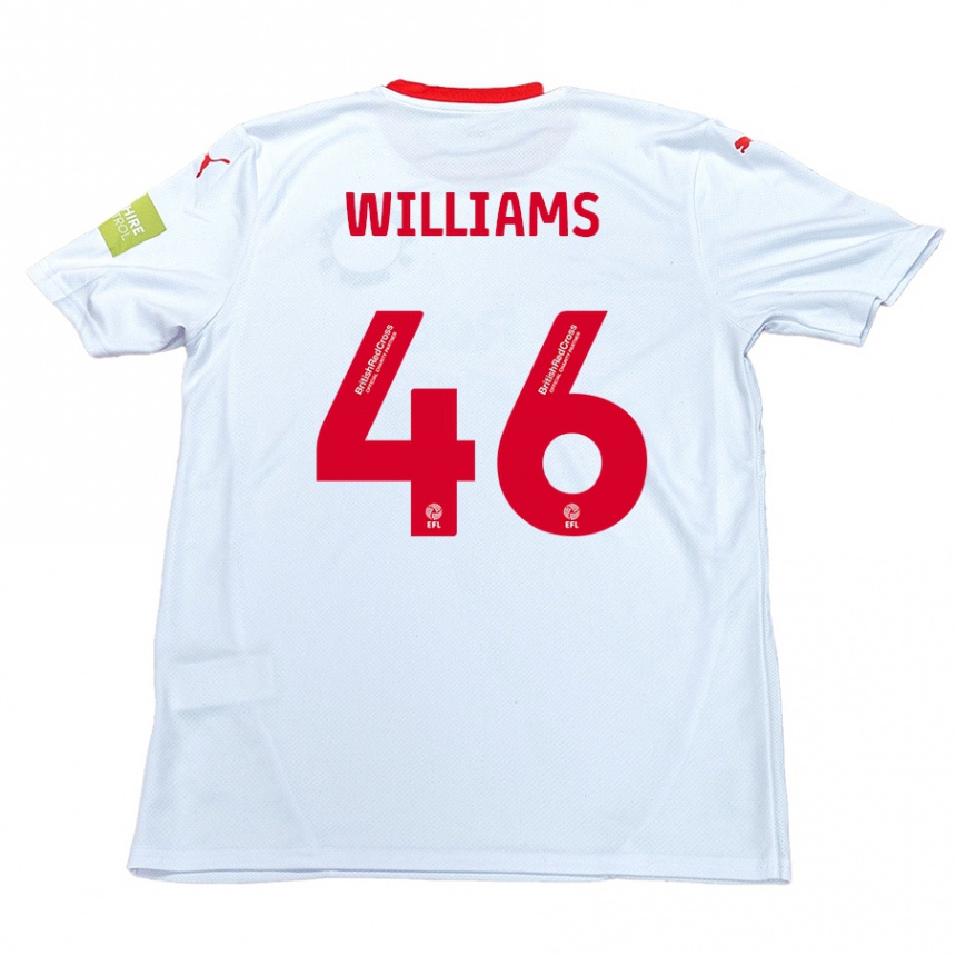 Hombre Fútbol Camiseta Theo Williams #46 Blanco 2ª Equipación 2024/25 México