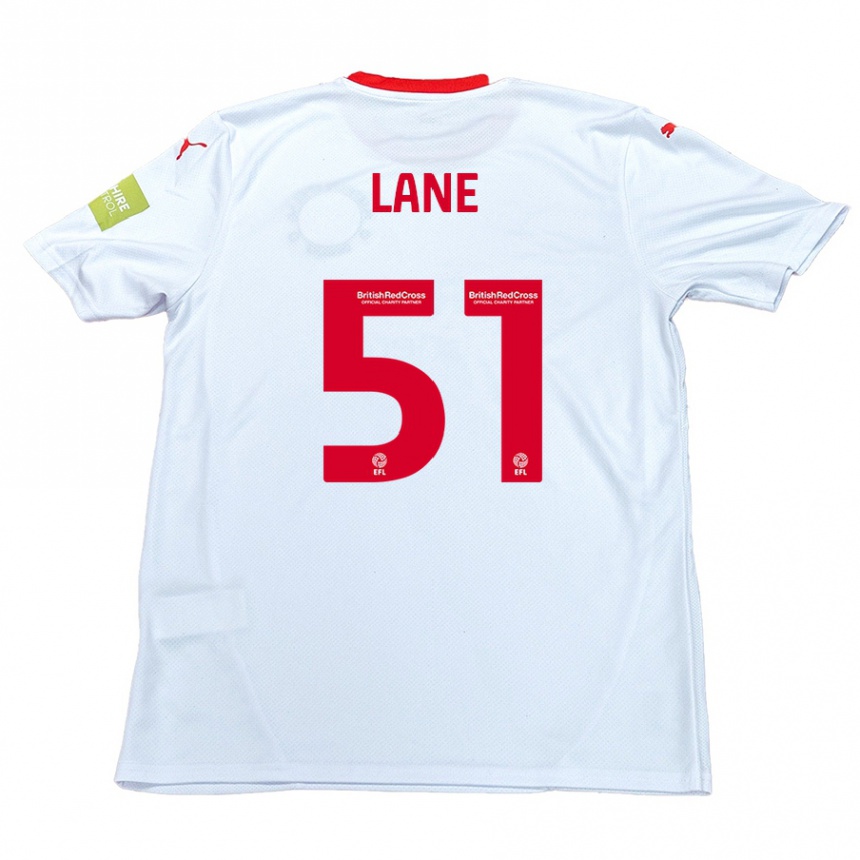 Hombre Fútbol Camiseta Mikey Lane #51 Blanco 2ª Equipación 2024/25 México