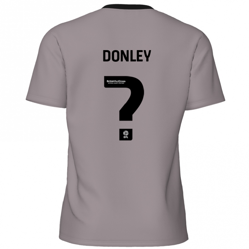 Hombre Fútbol Camiseta Jamie Donley #0 Gris 2ª Equipación 2024/25 México