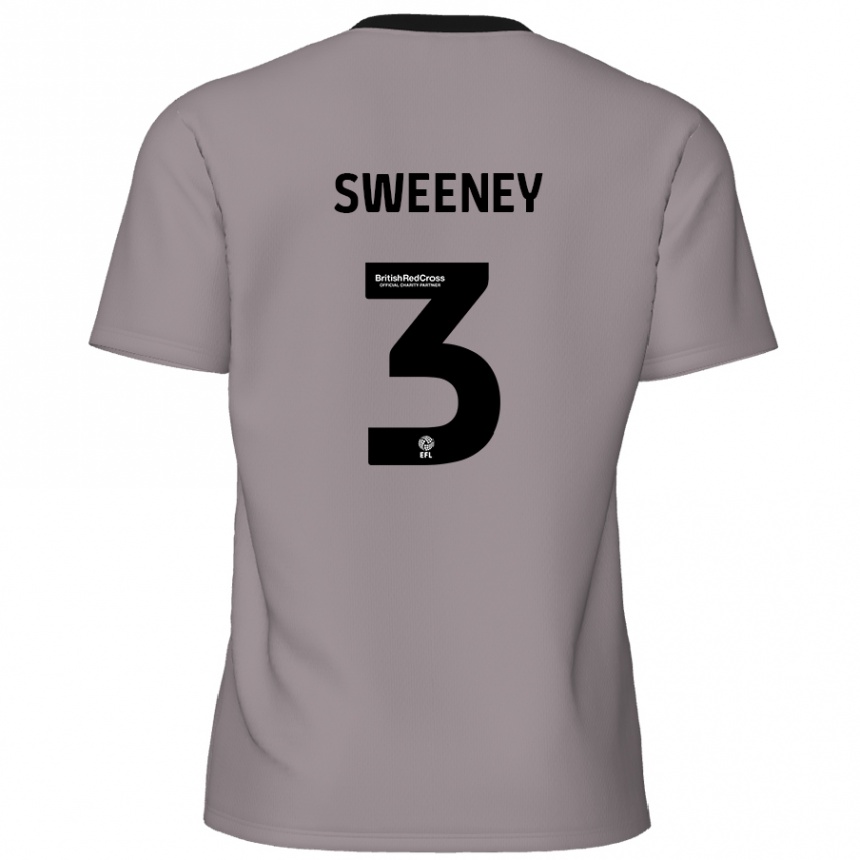 Hombre Fútbol Camiseta Jayden Sweeney #3 Gris 2ª Equipación 2024/25 México