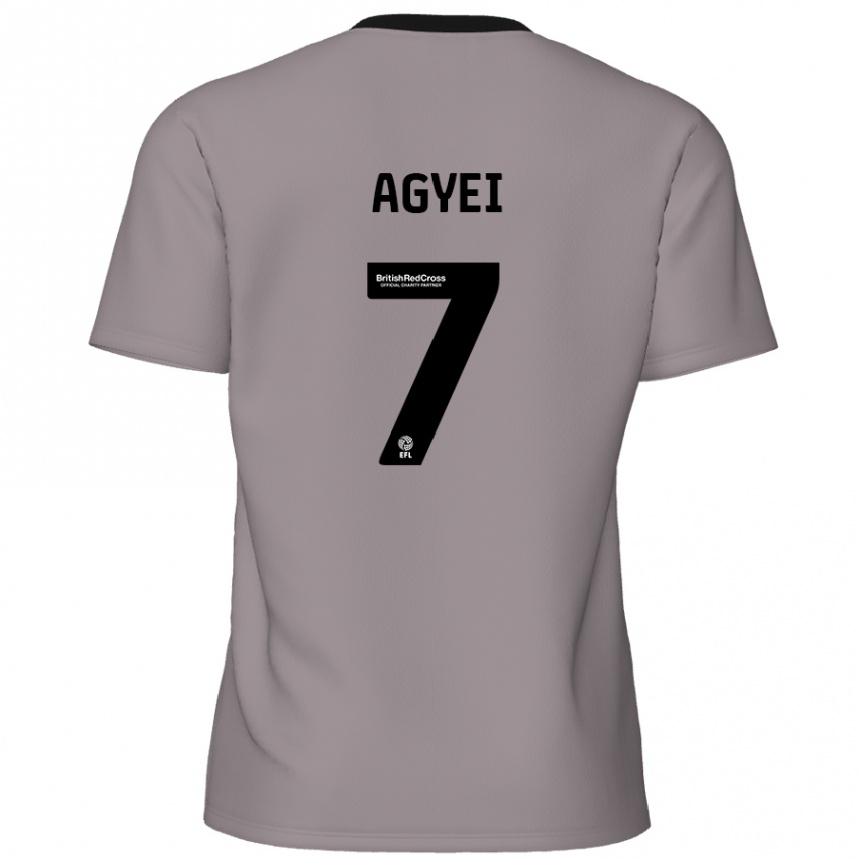 Hombre Fútbol Camiseta Dan Agyei #7 Gris 2ª Equipación 2024/25 México