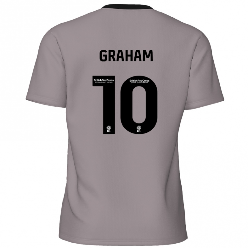 Hombre Fútbol Camiseta Jordan Graham #10 Gris 2ª Equipación 2024/25 México