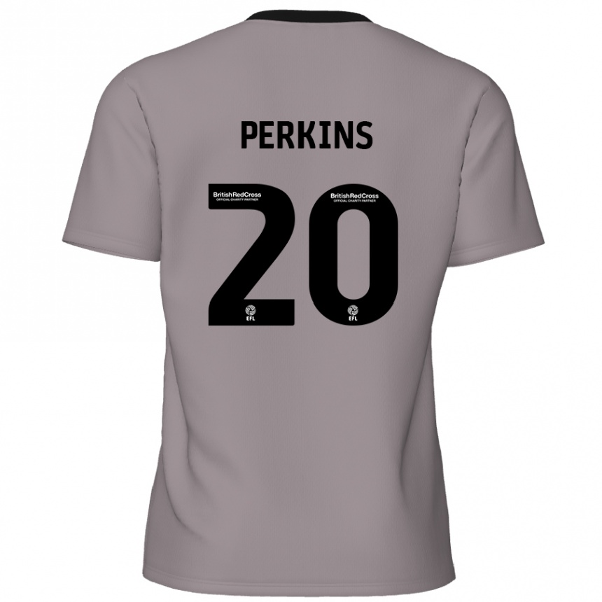 Hombre Fútbol Camiseta Sonny Perkins #20 Gris 2ª Equipación 2024/25 México