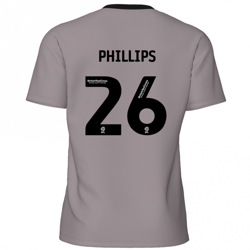 Hombre Fútbol Camiseta Noah Phillips #26 Gris 2ª Equipación 2024/25 México