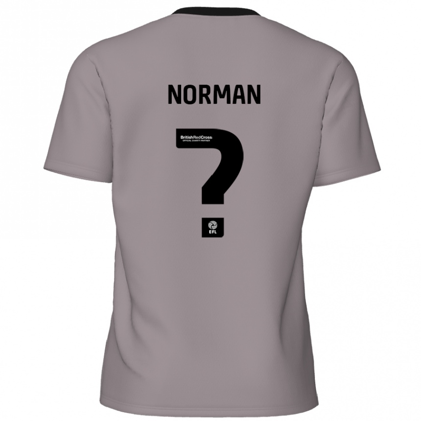 Hombre Fútbol Camiseta Freddie Norman #0 Gris 2ª Equipación 2024/25 México