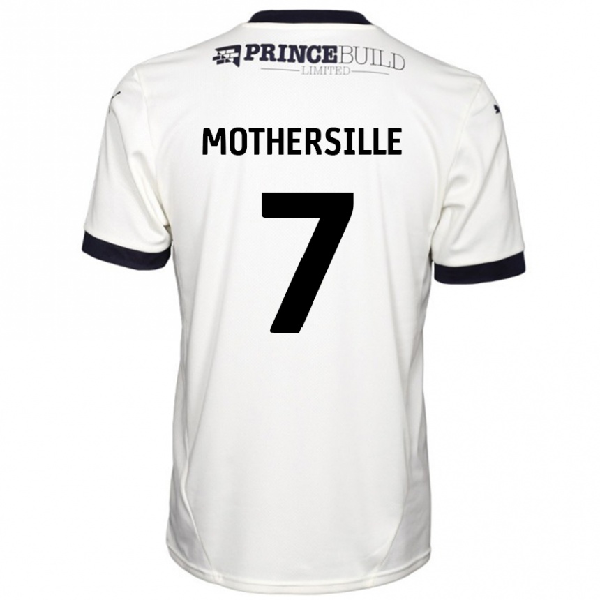 Hombre Fútbol Camiseta Malik Mothersille #7 Blanquecino Negro 2ª Equipación 2024/25 México