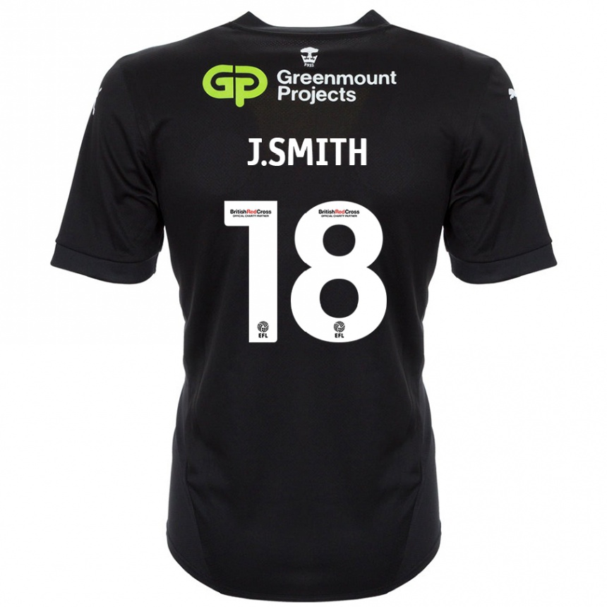 Hombre Fútbol Camiseta Jonny Smith #18 Negro 2ª Equipación 2024/25 México