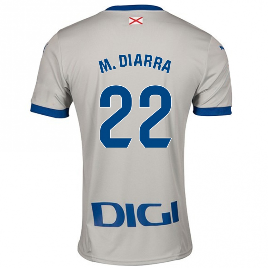 Hombre Fútbol Camiseta Moussa Diarra #22 Gris Claro 2ª Equipación 2024/25 México