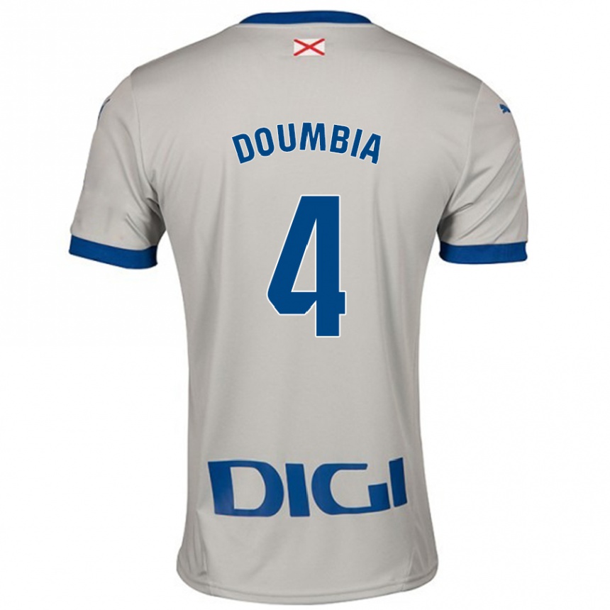 Hombre Fútbol Camiseta Daouda Doumbia #4 Gris Claro 2ª Equipación 2024/25 México