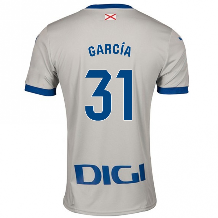 Hombre Fútbol Camiseta Gaizka García #31 Gris Claro 2ª Equipación 2024/25 México