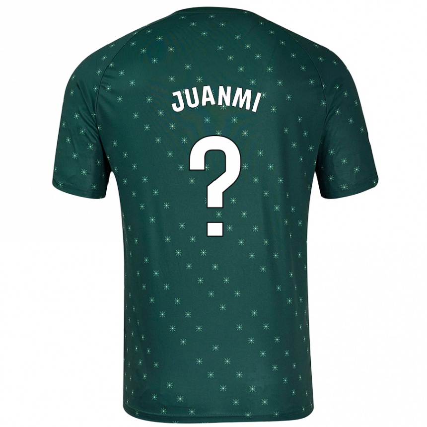 Hombre Fútbol Camiseta Juanmi García #0 Verde Oscuro 2ª Equipación 2024/25 México