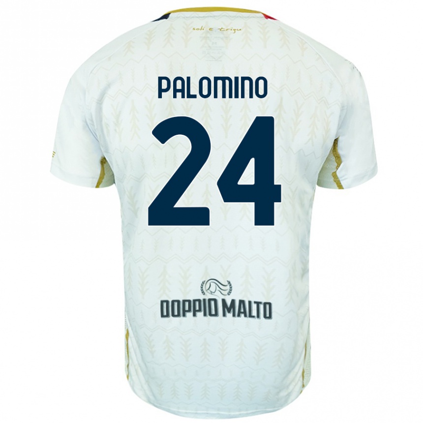 Hombre Fútbol Camiseta José Luis Palomino #24 Blanco 2ª Equipación 2024/25 México