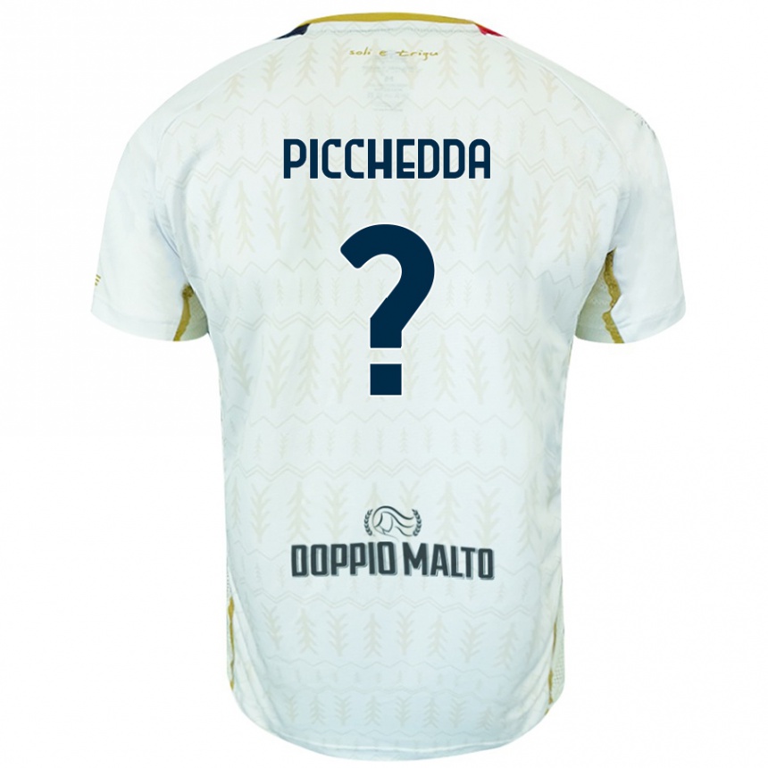 Hombre Fútbol Camiseta Marco Picchedda #0 Blanco 2ª Equipación 2024/25 México