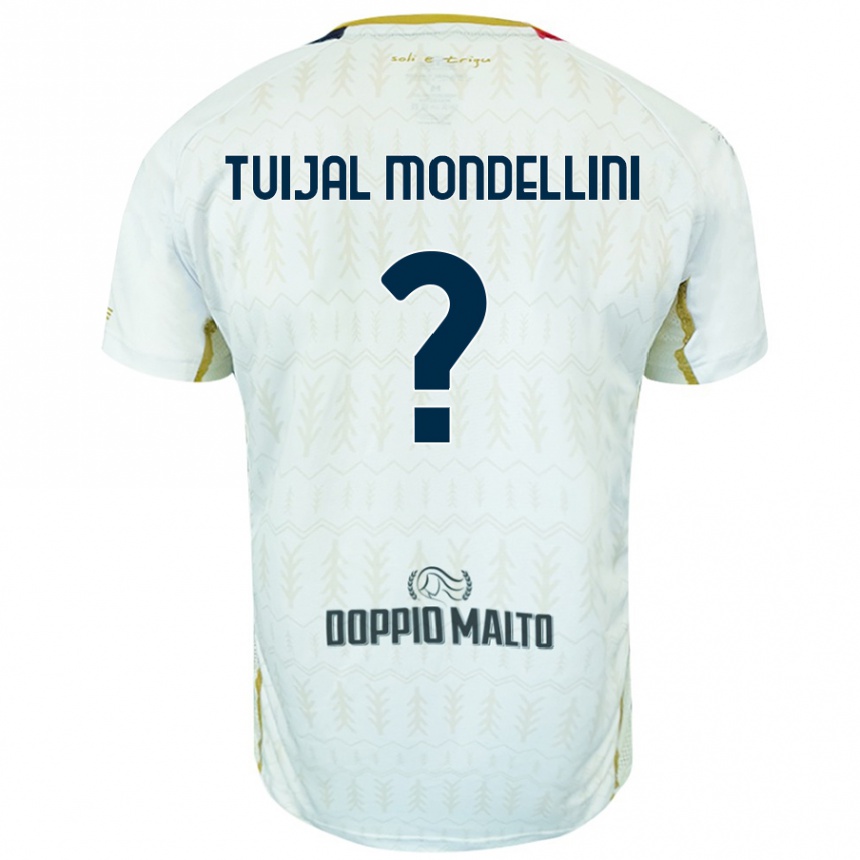 Hombre Fútbol Camiseta Luca Tuijal Mondellini #0 Blanco 2ª Equipación 2024/25 México