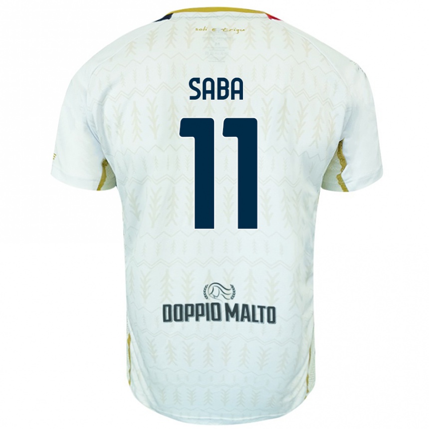 Hombre Fútbol Camiseta Alessio Saba #11 Blanco 2ª Equipación 2024/25 México