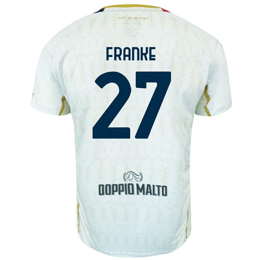 Hombre Fútbol Camiseta Antoni Franke #27 Blanco 2ª Equipación 2024/25 México