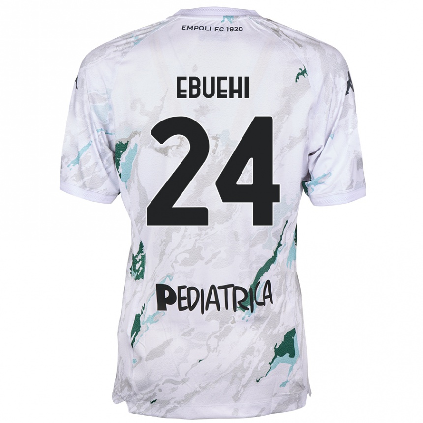 Hombre Fútbol Camiseta Tyronne Ebuehi #24 Gris 2ª Equipación 2024/25 México