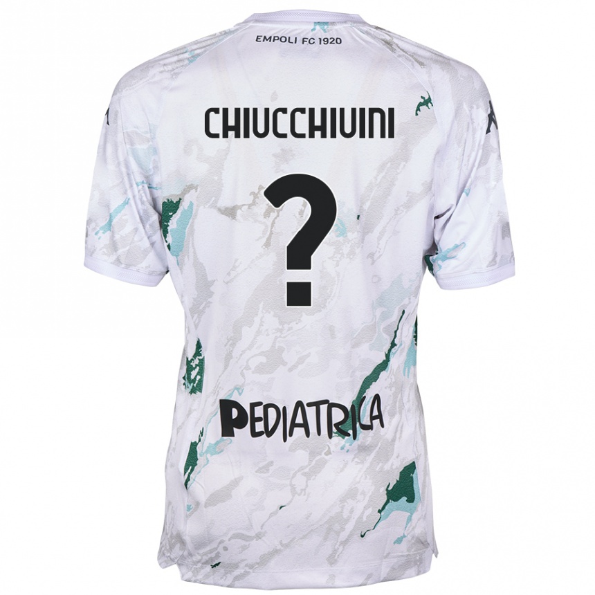 Hombre Fútbol Camiseta Lorenzo Chiucchiuini #0 Gris 2ª Equipación 2024/25 México