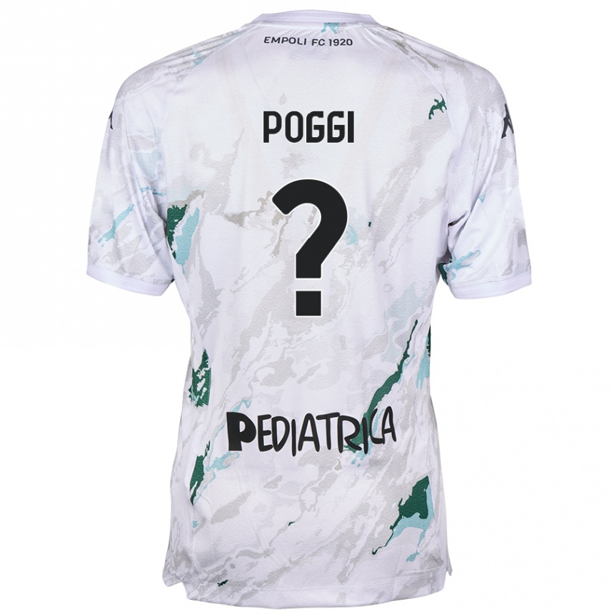 Hombre Fútbol Camiseta Riccardo Poggi #0 Gris 2ª Equipación 2024/25 México