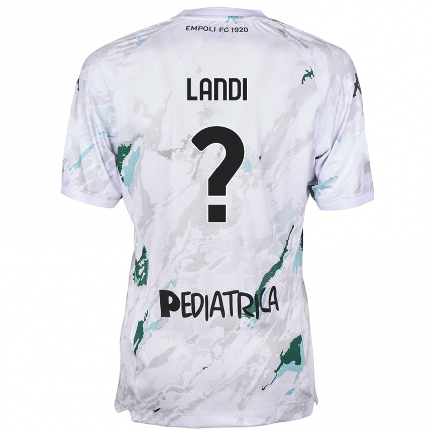 Hombre Fútbol Camiseta Jacopo Landi #0 Gris 2ª Equipación 2024/25 México