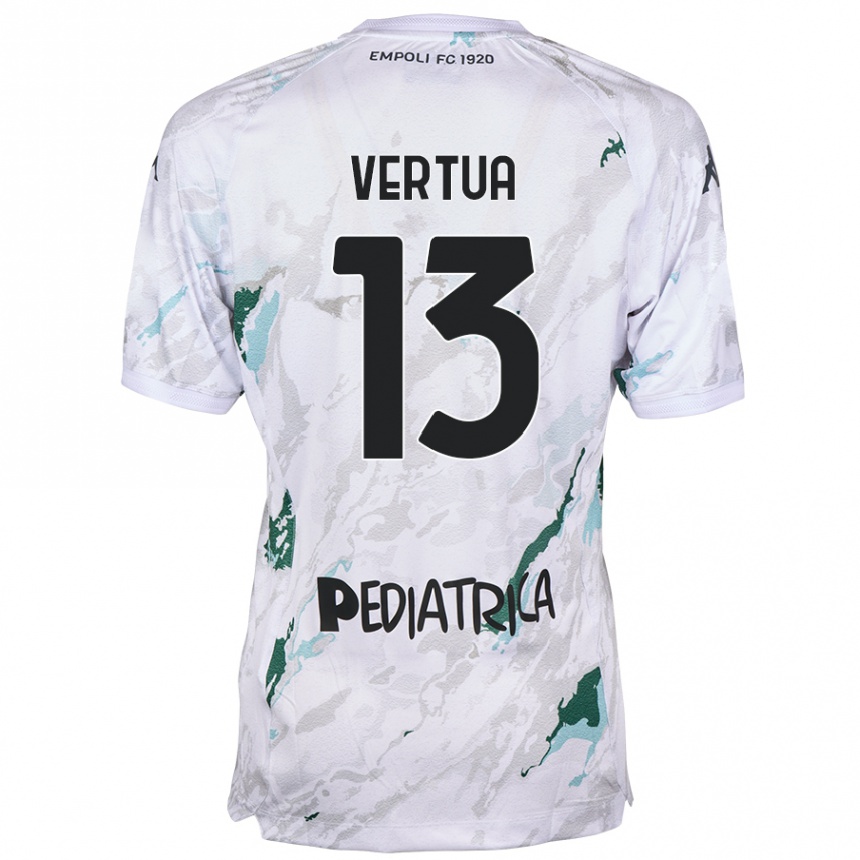 Hombre Fútbol Camiseta Filippo Vertua #13 Gris 2ª Equipación 2024/25 México