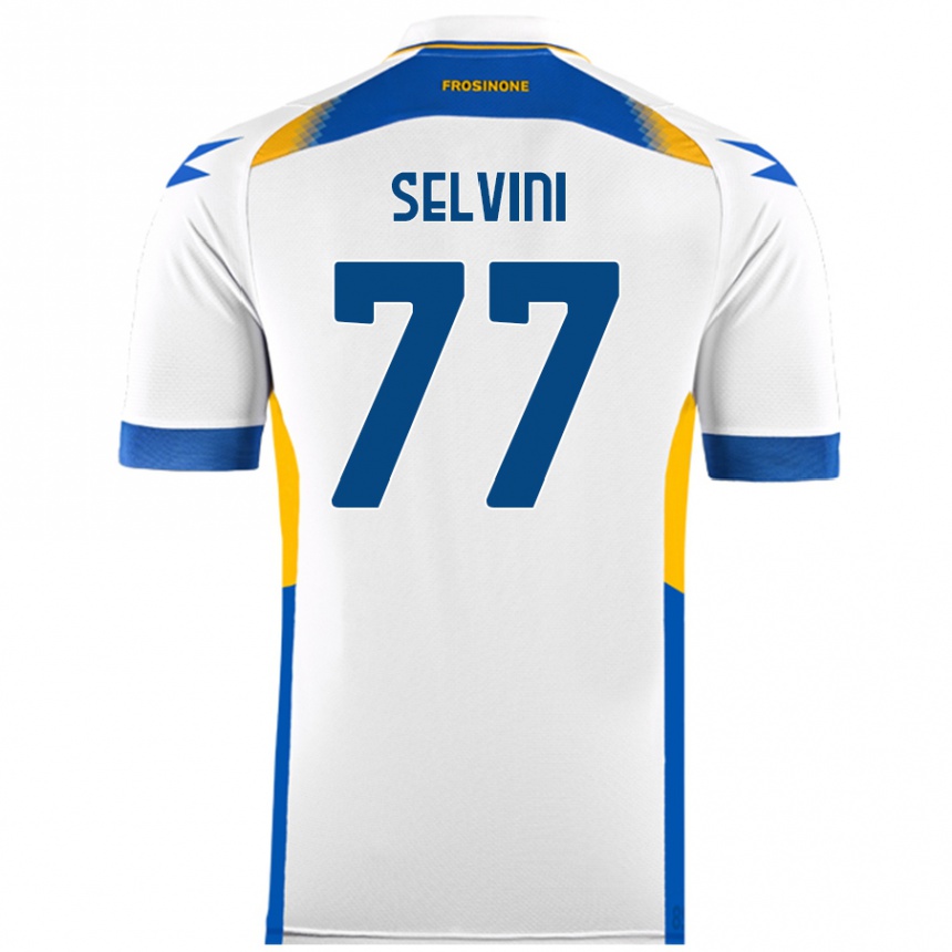 Hombre Fútbol Camiseta Alessandro Selvini #77 Blanco 2ª Equipación 2024/25 México