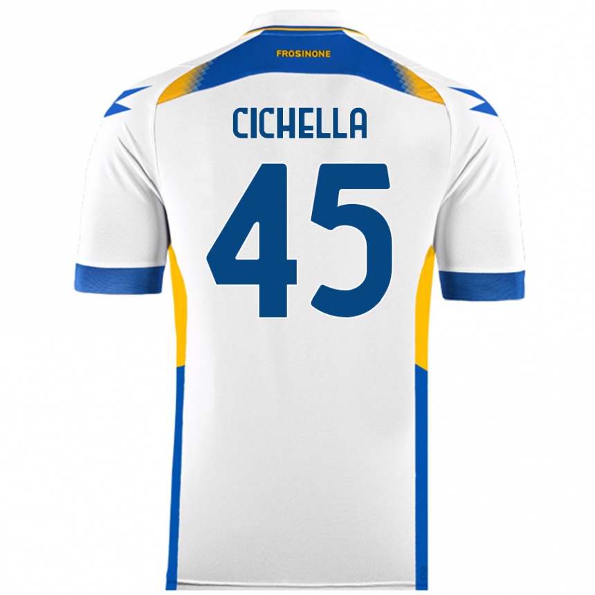 Hombre Fútbol Camiseta Matteo Cichella #45 Blanco 2ª Equipación 2024/25 México