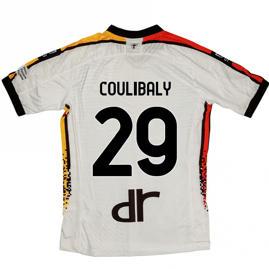 Hombre Fútbol Camiseta Lassana Coulibaly #29 Blanco Negro 2ª Equipación 2024/25 México