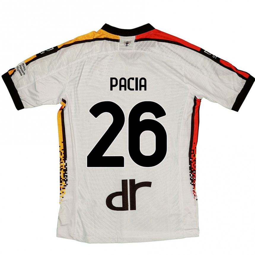 Hombre Fútbol Camiseta Fabiano Pacia #26 Blanco Negro 2ª Equipación 2024/25 México