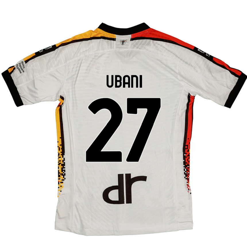 Hombre Fútbol Camiseta Marlon Ubani #27 Blanco Negro 2ª Equipación 2024/25 México