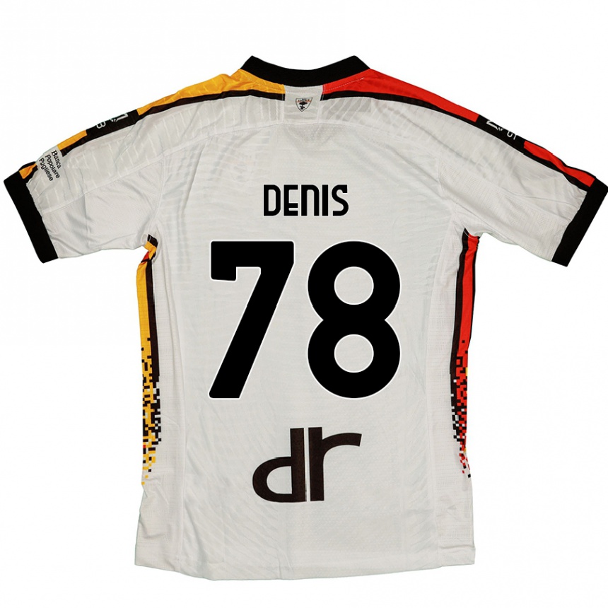 Hombre Fútbol Camiseta Max Denis #78 Blanco Negro 2ª Equipación 2024/25 México