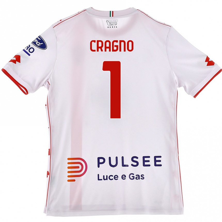 Hombre Fútbol Camiseta Alessio Cragno #1 Blanco Rojo 2ª Equipación 2024/25 México